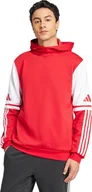 Bluzy męskie - Bluza męska adidas Squadra 25 Sweat Hoody czerwona JD2973 S - miniaturka - grafika 1