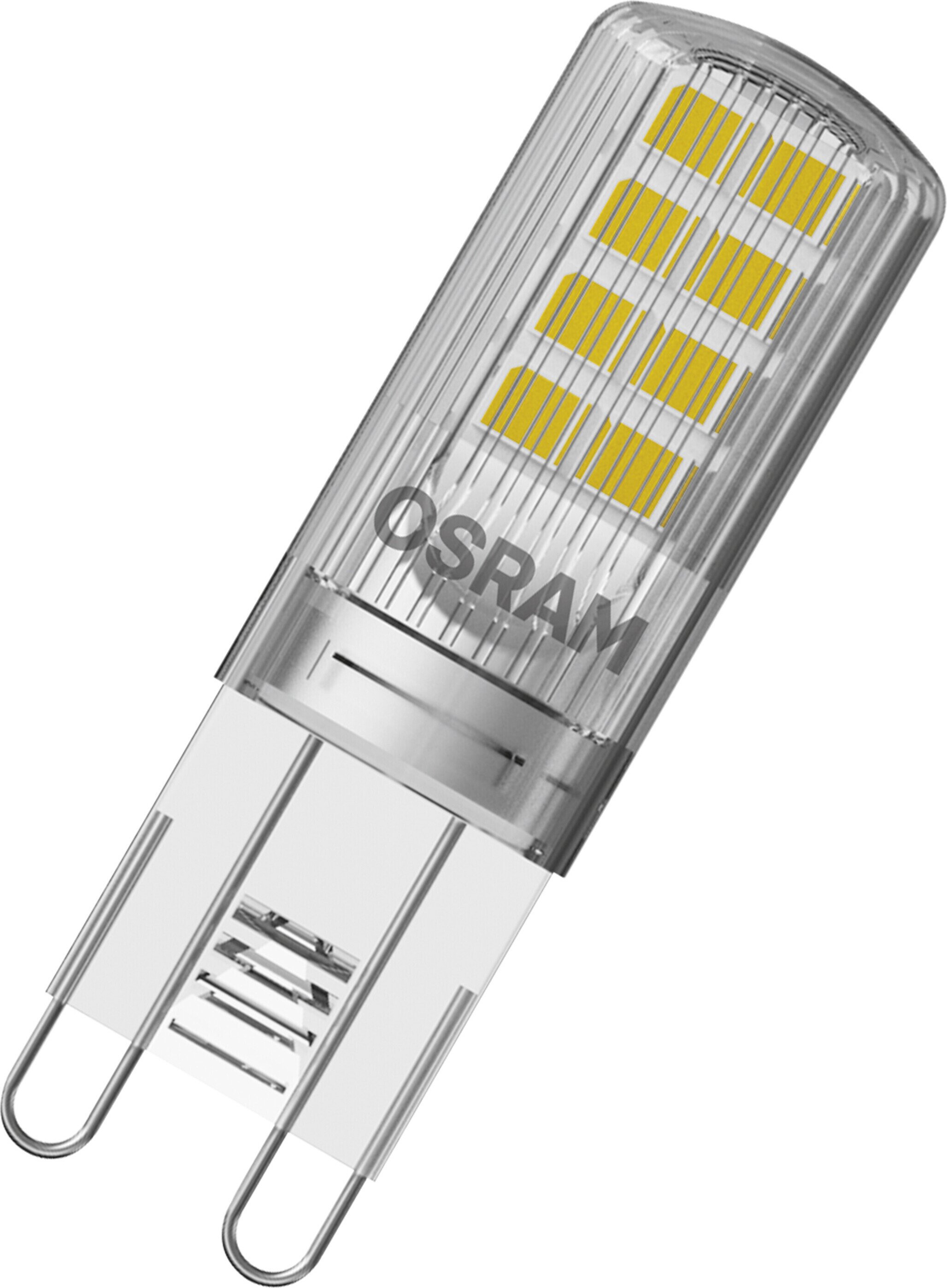 Żarówka LED OSRAM Star PIN na trzonek G9, przezroczyste szkło, ciepła biel (2700K), 320 lumenów, zamiennik tradycyjnych żarówek 30W, nieściemnialna, opakowanie 5 szt