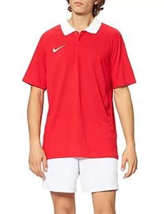 Nike Męski T-shirt M Nk Df Park20 Polo Ss, University Red/White/White, L CW6933-657 - Koszulki męskie - miniaturka - grafika 1