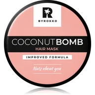 Maski do włosów - ByRokko zestaw Coconut Bomb odżywcza maska do włosów 180g + szczotka - miniaturka - grafika 1