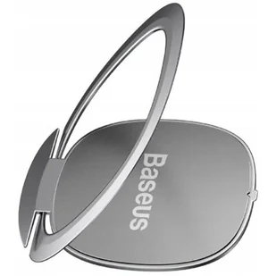 Baseus Baseus Invisible Phone Ring Holder | Uchwyt Ring do telefonu podstawka adapter magnetyczny 3w1 | srebrny SUYB-0S - Pozostałe akcesoria do telefonów - miniaturka - grafika 1