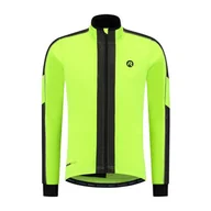 Kurtki męskie - Kurtka rowerowa zimowa męska Rogelli Essential Hi Vis - miniaturka - grafika 1