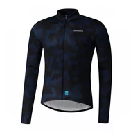 Bluzy na rower - Męska Bluza Rowerowa Shimano Vertex Printed Jrsy | Black - Rozmiar Xxl - miniaturka - grafika 1