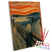 Dekoratorstwo - Zestaw do malowania po numerach, Krzyk, 40x50 cm - miniaturka - grafika 1