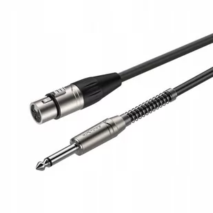 Kabel XLR - jack 6,3 mm Roxtone SMXJ210L3 3m - Lampy studyjne - miniaturka - grafika 1