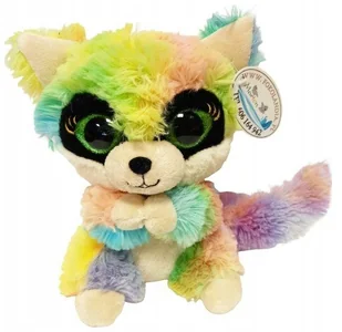Maskotka Lemur Małpka kolorowa - 26cm - Maskotki i pluszaki - miniaturka - grafika 1