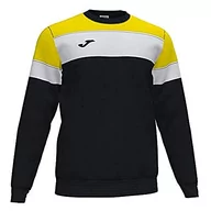 Bluzy męskie - Joma Bluza męska Crew Iv czarny czarny/żółty 6XS 101575.109 - miniaturka - grafika 1