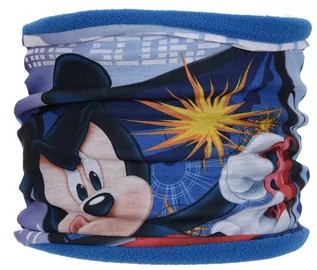 Apaszki i szaliki damskie - Chłopięcy komin z nadrukiem Mickey Mouse - niebieski - grafika 1