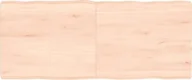 Pozostałe meble ogrodowe - vidaXL Blat stołu, 120x50x6 cm, surowy, lity dąb z naturalną krawędzią - miniaturka - grafika 1