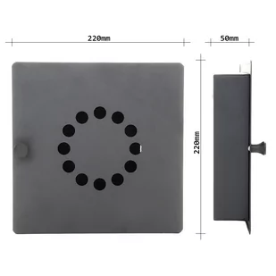 Rottner Key Point 10 skrzynka na klucze, czarna - Szafki na klucze - miniaturka - grafika 4