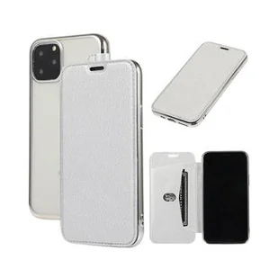 Etui Electro Book Cover kompatybilne z iPhone 11 Pro Etui Wallet Etui ochronne Etui ochronne Srebrny - Etui i futerały do telefonów - miniaturka - grafika 1