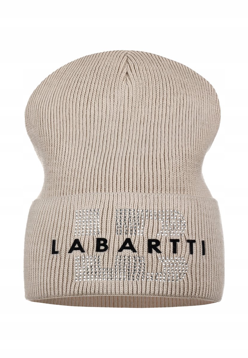 Zimowa Czapka Damska Na Zimę Ozdoba Labartii Polska Marka Beżowa