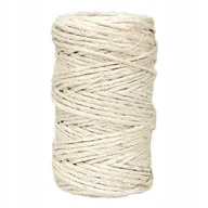 Półfabrykaty do biżuterii - Sznurek SIZALOWY naturalny z AGAWY 2mm 100g 30m - miniaturka - grafika 1