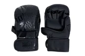 Rękawice bokserskie - MASTERS FIGHT EQUIPMENT, Rękawice do MMA sparingowe GFS-MATT, rozmiar M, czarny - miniaturka - grafika 1