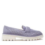 Półbuty damskie - Loafersy Caprice 9-24750-42 Fioletowy - miniaturka - grafika 1
