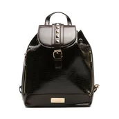 Plecaki - Plecak Monnari BAG4450-M17 Brown Croco - miniaturka - grafika 1