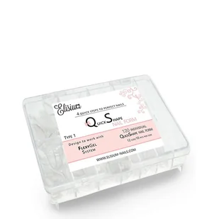Elisium Elisium Quick Shape Nail Form Formy Do Przedłużania Paznokci 120 sztuk Typ 1 - Akcesoria do paznokci - miniaturka - grafika 2