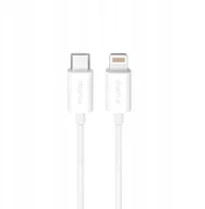 Kable USB - Kabel Puro TPE 20W USB-C - Lightning 2m - biały - miniaturka - grafika 1