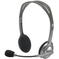 Słuchawki - Logitech H110 czarne (981-000271) - miniaturka - grafika 1