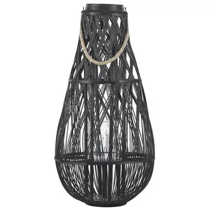 Beliani Lampion czarny 75 cm TONGA - Świeczniki - miniaturka - grafika 1