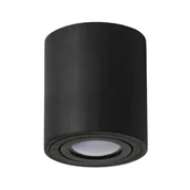 Oprawy, klosze i abażury - Kobi Oprawa oprawka led halogenowa ruchoma okrągła kolor czarny OH36L 8714 8714 - miniaturka - grafika 1