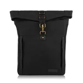 Plecaki - MĘSKI PLECAK MIEJSKI ZE SKÓRY WEGAŃSKIEJ PAOLO PERUZZI E-06-MC - miniaturka - grafika 1