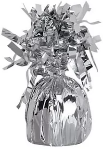 Obciążnik foliowy do balonów napełnionych helem - srebrny - 176 g. - Balony i akcesoria - miniaturka - grafika 1