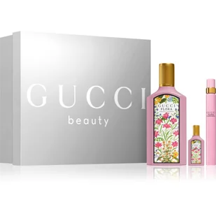 Gucci Flora Gorgeous Gardenia zestaw woda perfumowana spray 100ml + woda perfumowana spray 10ml + miniatura wody perfumowanej 5ml - Zestawy perfum damskich - miniaturka - grafika 1