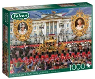 Puzzle - Puzzle 1000 Falcon Platynowy jubileusz królowej G3 - Jumbo - miniaturka - grafika 1
