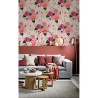 Tapety - Tapeta flizelina Różowe wiosenne kwiaty 104x70cm - miniaturka - grafika 1
