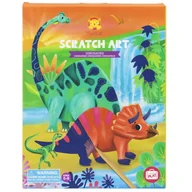 Zabawki kreatywne - Zestaw artystyczny do wydrapywania - Dinozaury, Tiger Tribe - miniaturka - grafika 1