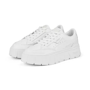Buty damskie Puma MAYZE STACK LTHR białe 38441201-40 - Moda i Uroda OUTLET - miniaturka - grafika 1