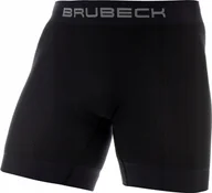 Majtki męskie - Brubeck BX11420 Bokserki męskie z wkładką rowerową czarny XL - miniaturka - grafika 1