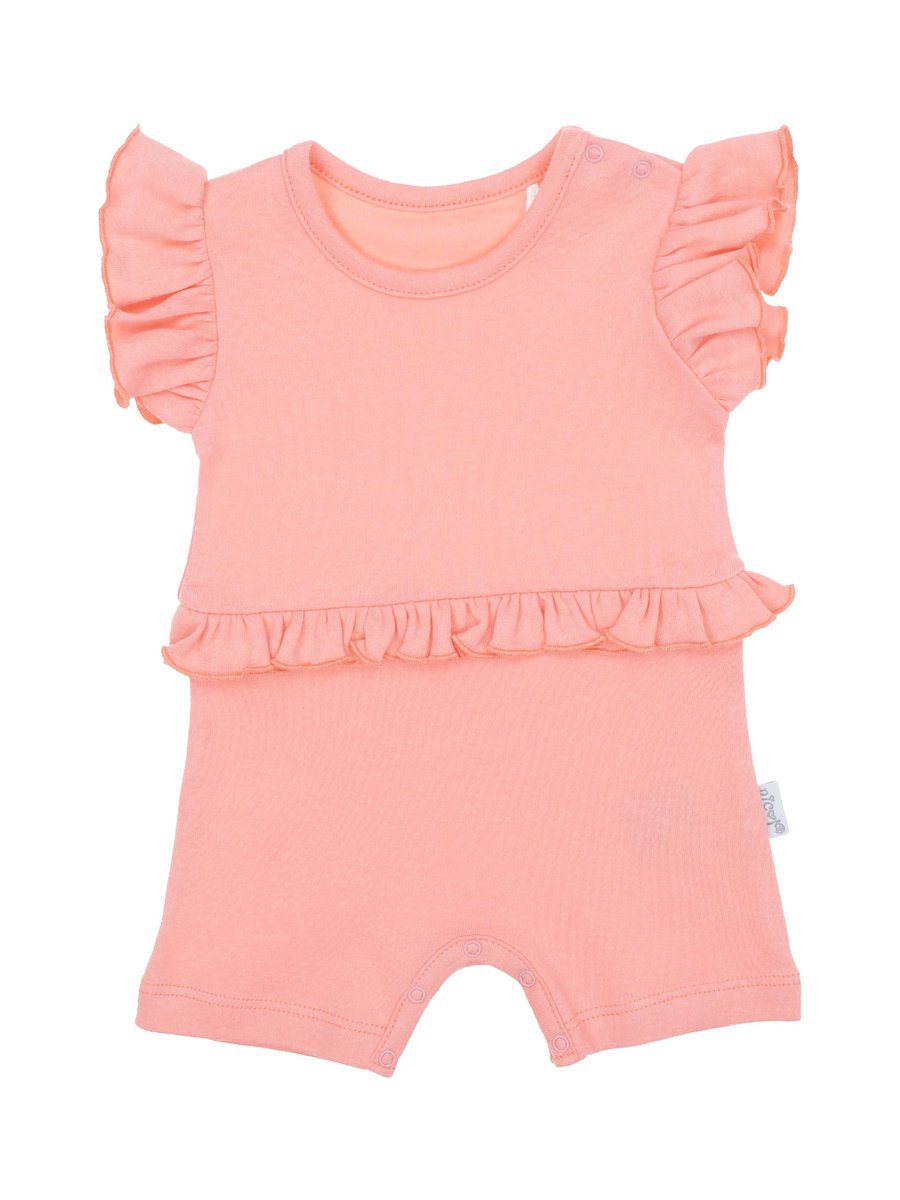 Dziewczęcy rampers koralowy Nicol r.80