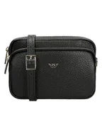 Torebki damskie - Wojas Skórzana torebka w kolorze czarnym - 18 x 13 x 6,5 cm - miniaturka - grafika 1