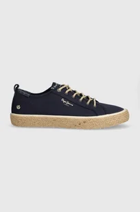 Pepe Jeans tenisówki PMS10324 kolor granatowy PORT BASIC - Trampki męskie - miniaturka - grafika 1