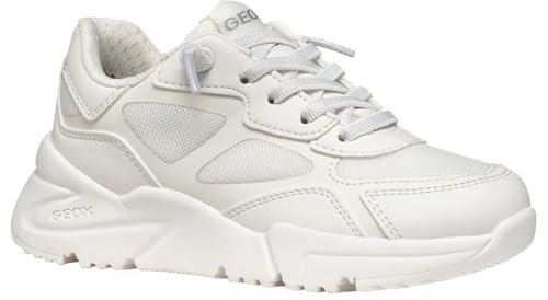 Geox J Loftus Girl B Sneakersy dziewczęce, biała, 36 EU