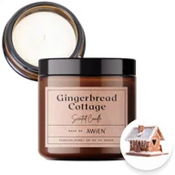 Świece - Korzenna Naturalna Świeca Sojowa w Słoiku Bawełniany Knot Zapach Piernika - miniaturka - grafika 1