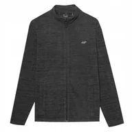 Bluzy męskie - 4F Bluza Polar Zapinany Na Zamek Tflem052 M - miniaturka - grafika 1