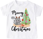 Koszulki dla dziewczynek - Świąteczna koszulka dla dziecka - miniaturka - grafika 1