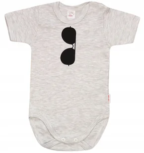BODY NAPIS nadruk PRZYCIEMNIANE OKULARY r 98 KLEKLE - Body dla niemowląt - miniaturka - grafika 1