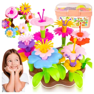 Klocki Konstrukcyjne Kwiatki Ogród Budowanie Zestaw Kreatywny DIY 97 El. - Klocki Klocki Konstrukcyjne Kwiatki Ogród Budowanie Zestaw Kreatywny DIY 97 El. - Klocki - miniaturka - grafika 1