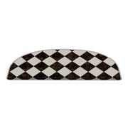 Dywany - Czarno-białe dywaniki na schody zestaw 16 szt. 20x65 cm Chess Board – Vitaus - miniaturka - grafika 1