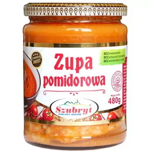 Zupa pomidorowa 480g Szubryt - Zupy w płynie - miniaturka - grafika 1