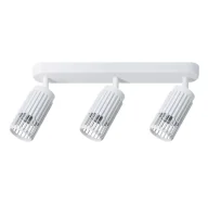 Lampy sufitowe - Industrialny biały plafon - K357 B9-E12 - miniaturka - grafika 1