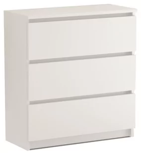 Komoda Rico 3S Biała 70 Cm - Komody - miniaturka - grafika 1