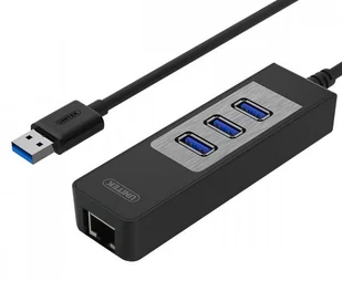 Unitek Adapter USB 3.0 + hub 3x USB 3.0 Y-3045C Y-3045C - Huby USB - miniaturka - grafika 4