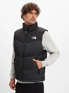 The North Face Pikowana kamizelka męska Mężczyźni Sztuczne włókno czarny jednolity, S - Kamizelki męskie - miniaturka - grafika 1