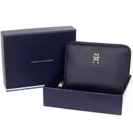 Portfele - Tommy hilfiger portfel damski poppy plus med za czarny - miniaturka - grafika 1