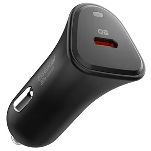 Ładowarka samochodowa SPIGEN Essential EV301 30W Czarny - Ładowarki samochodowe - miniaturka - grafika 1